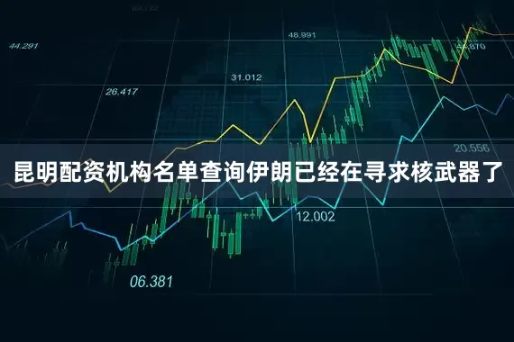 昆明配资机构名单查询伊朗已经在寻求核武器了